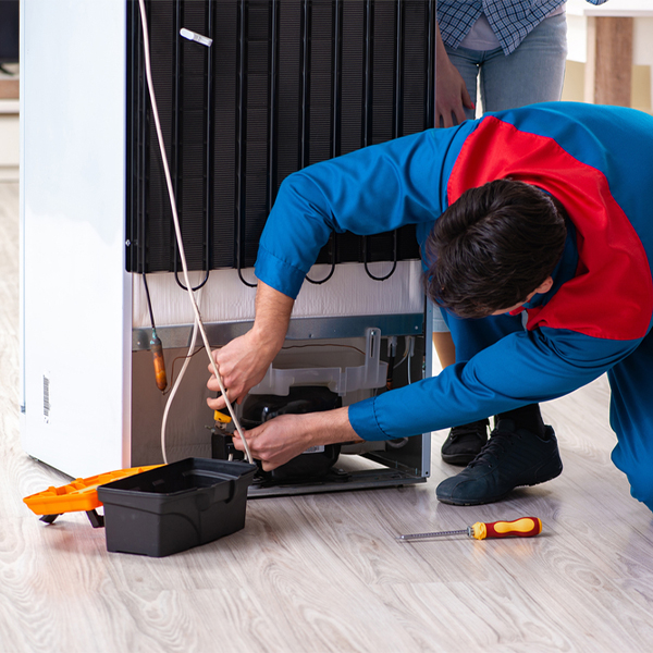 how much do you charge for refrigerator repair services in East Peru IA